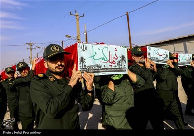 ورود پیکر 41 شهید تازه تفحص‌شده از مرز شلمچه
