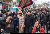 تشییع پیکر شهید امنیت محسن ایران نژاد در اردبیل