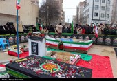 تشییع پیکر شهید امنیت محسن ایران نژاد در اردبیل