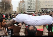 تشییع پیکر شهید امنیت محسن ایران نژاد در اردبیل
