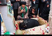 تشییع پیکر شهید امنیت محسن ایران نژاد در اردبیل