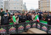تشییع پیکر شهید امنیت محسن ایران نژاد در اردبیل