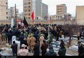 تشییع پیکر شهید امنیت محسن ایران نژاد در اردبیل
