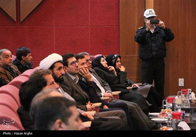 نشست خبری رئیس پلیس راهور استان زنجان