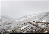 بارش برف در اشکور گیلان