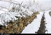 بارش برف در اشکور گیلان