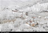 بارش برف در اشکور گیلان