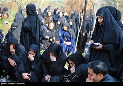 مراسم خاکسپاری پدر عبدالله عبداللهی معاون خبر خبرگزاری تسنیم ...