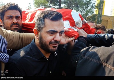 مراسم خاکسپاری پدر عبدالله عبداللهی معاون خبر خبرگزاری تسنیم