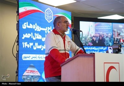 آیین افتتاح پروژه‌های امدادی و درمانی هلال‌احمر استان آذربایجان‌شرقی با ارزش 1080 میلیارد ریال برگزا