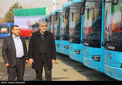 بازدید از اتوبوس‌های برقی و دیزلی جدید شهر تهران