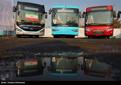 بازدید از اتوبوس‌های برقی و دیزلی جدید شهر تهران