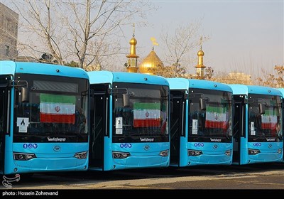 بازدید از اتوبوس‌های برقی و دیزلی جدید شهر تهران
