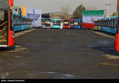 بازدید از اتوبوس‌های برقی و دیزلی جدید شهر تهران