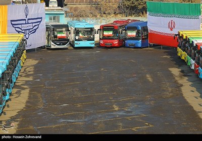 بازدید از اتوبوس‌های برقی و دیزلی جدید شهر تهران