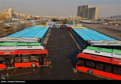بازدید از اتوبوس‌های برقی و دیزلی جدید شهر تهران
