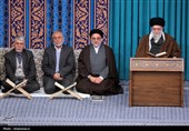 دیدار شرکت‌کنندگان در مسابقات بین‌المللی قرآن با رهبر انقلاب