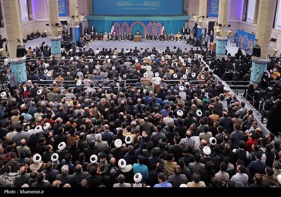 دیدار شرکت‌کنندگان در مسابقات بین‌المللی قرآن با رهبر انقلاب