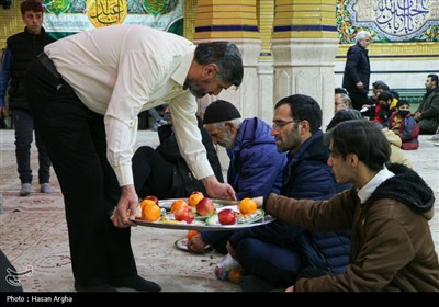 شیرینی خوران اعیاد شعبانیه در زنجان