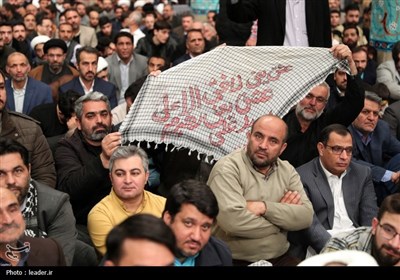 دیدار شرکت‌کنندگان در مسابقات بین‌المللی قرآن با رهبر انقلاب