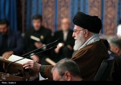 دیدار شرکت‌کنندگان در مسابقات بین‌المللی قرآن با رهبر انقلاب
