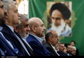 تجدید میثاق رئیس و نمایندگان مجلس با آرمان‌های امام خمینی(ره)