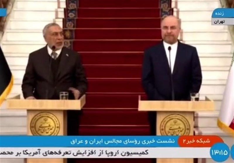 قالیباف: إیران والعراق عازمان على الدفاع عن المقاومة