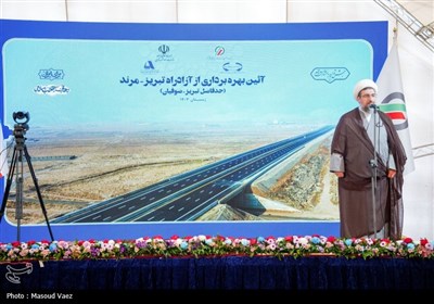 آیین افتتاح فاز نخست آزادراه تبریز ـ بازرگان