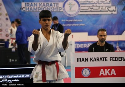 مرحله دوم لیگ کاراته وان ایران در بخش کاتا