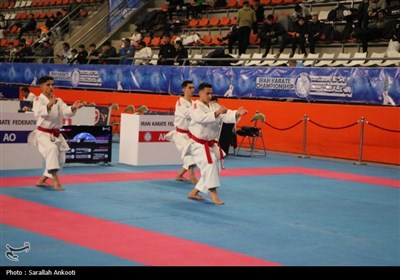 مرحله دوم لیگ کاراته وان ایران در بخش کاتا