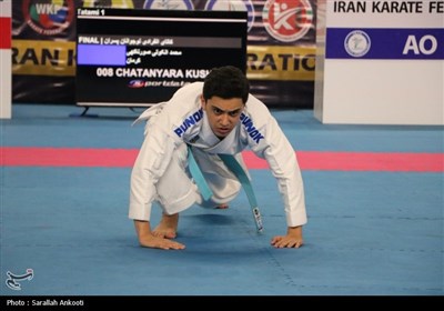 مرحله دوم لیگ کاراته وان ایران در بخش کاتا