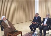 دیدار رئیس سازمان انرژی اتمی با آیتالله جوادیآملی