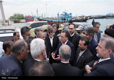 حضور سرپرست سازمان بنادر و دریانوردی در بنادر شهرهای جنوبی استان بوشهر