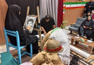 شهدا،مراسم،باروق،يادواره،ايثار،دختر،شهرستان،شهيد،برگزاري،تسن ...