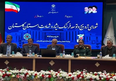 برگزاری جلسه شورای ترویج فرهنگ ایثار و شهادت گلستان