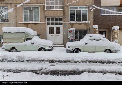 بارش سنگین برف در ارومیه