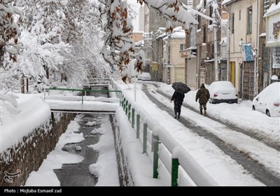 بارش سنگین برف در ارومیه