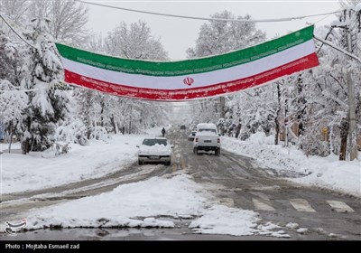 بارش سنگین برف در ارومیه