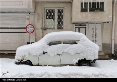 بارش سنگین برف در ارومیه