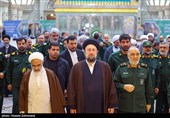 مراسم تجدید میثاق فرماندهان سپاه با آرمانهای امام(ره)