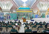 مراسم تجدید میثاق فرماندهان سپاه با آرمانهای امام(ره)