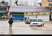 سیل و آبگرفتگی در پیربازار رشت