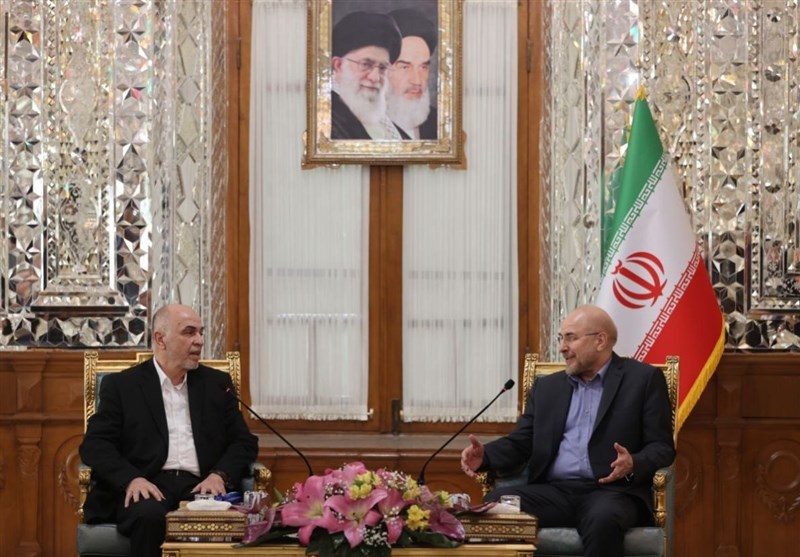 قالیباف با شورای رهبری حماس دیدار و گفتگو کرد