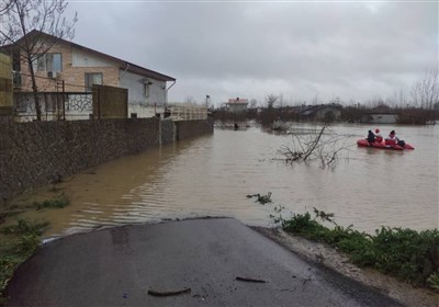 سیل در رشت 1000 خانوار را گرفتار کرد