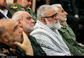 ششمین همایش ویژه فرماندهان و کارکنان ستاد فرماندهی سپاه با حضور رئیس مجلس
