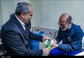 عیادت و تجلیل استاندار آذربایجان شرقی از جانبازان بستری در بیمارستان فجر تبریز