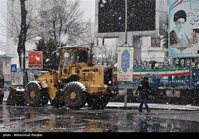 بارش برف در رشت
