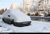 بارش برف در اراک و همدان