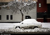 بارش برف در اراک و همدان