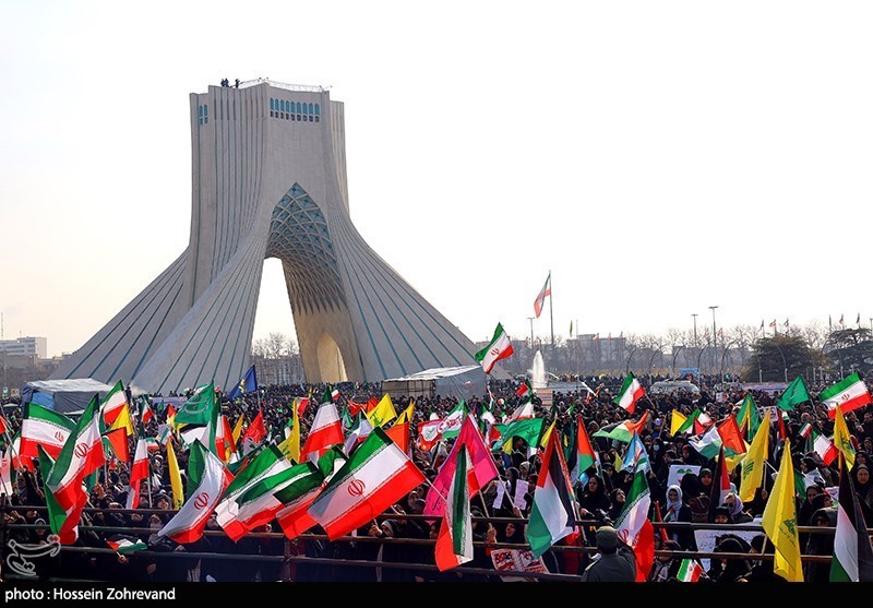 حضور مردم تهران در راهپیمایی 22 بهمن و نمایش ایرانِ مقتدر